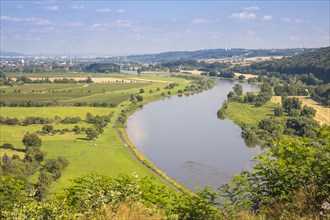 View of the Elbe from the Boselspitze vantage point