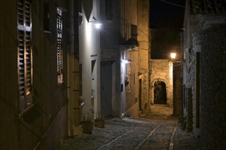 Lonely old town alley