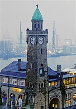 Clock tower and gauge tower