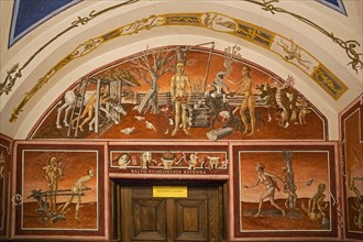 Mural in the Aisten Hall of the Faculty of Philology