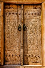 Artfully decorated doors and gates