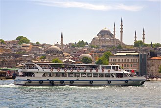 View of Sueleyman Mosque from the Golden Horn