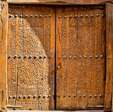 Artfully decorated doors and gates