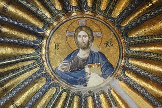 Mosaic Christ Pantocrator in Chora Church