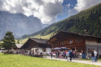 Kirtag in the alpine village of Eng