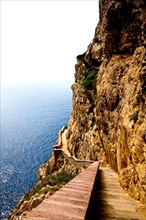 Stairway Escala de Cabriol to the Grotta di Nettuno