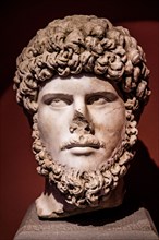 Marble head of the Emperor Lucius Verus