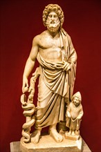 Marble statue of Asclepius