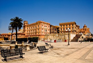 Piazza Umberto I. on the Bastione San Remy