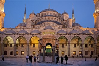 Blue Mosque by night