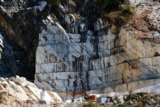 Marble quarrying area of Carrara
