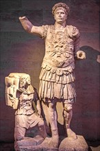 Marble statue of Emperor Traian