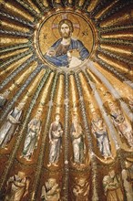 Mosaic Christ Pantocrator in Chora Church