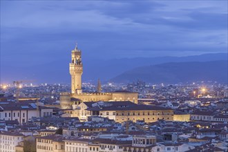 View from Piazzale Michelangelo with Palazzo Vecchio
