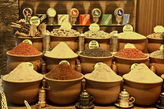 Egyptian bazaar with spices