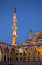 Blue Mosque by night