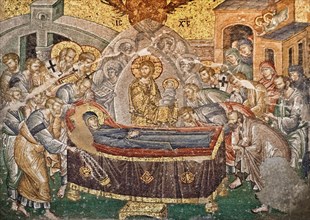Death of Mary mosaic in Chora Church