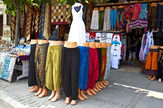 traditional clothing in front of the Grand Bazaar