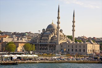 View from Galata Bridge to New Mosque