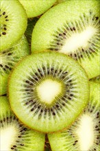 Kiwi fresh fruit kiwis fruit fruit background from above