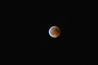 Lunar eclipse in Central Europe