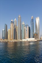 Dubai Marina and Harbour Skyline Architecture Luxury Holidays in Arabia in Dubai