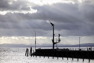 Storm Lolita moves across Lake Constance