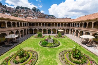 Colonial courtyard at Belmond Hotel Monasterio