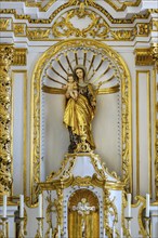 Figure of the Virgin Mary on the main altar