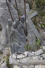Sculptures on the Via crucis
