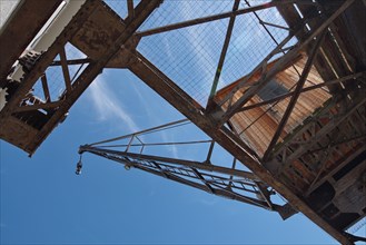 Historic crane in Tempelhofer Hafen