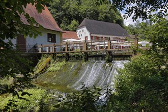 Wimsen mill on the river course of the Ach river