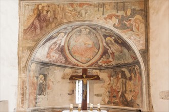Medieval frescoes from the school of Friedrich Pacher