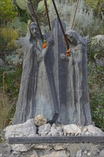 Sculptures on the Via crucis