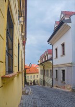 Street in the charming old town of Bratislava