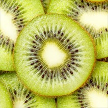 Kiwi fresh fruit kiwis fruit fruit background from above square