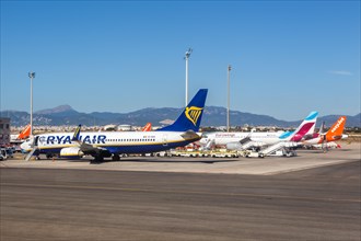 Aircraft at the airport in Palma de Majorca