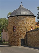 One of the towers of Frankenstein Castle