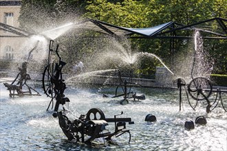 Jean Tinguely's Fasnacht Fountain on Theaterplatz