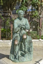 Bronze statue of Saint Joseph