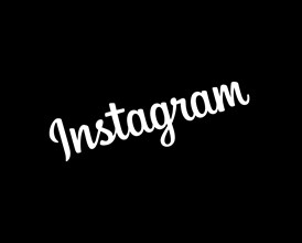 Instagram wordmark white