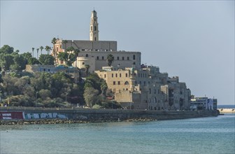 City view of Jaffa with St. Peter's Church