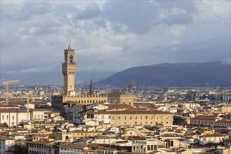View from Piazzale Michelangelo with Palazzo Vecchio