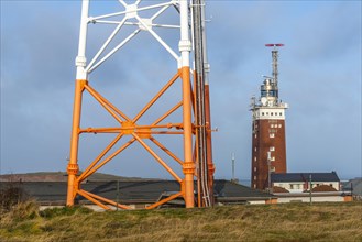Lighthouse with radar antenna