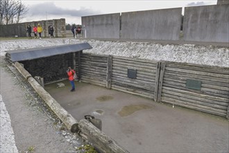 Replica of the shooting trench