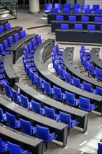 The Plenary Hall of the German Bundestag in the Reichstag building