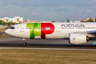 A TAP Air Portugal Airbus A330-900neo with the registration CS-TUG at the airport in Lisbon