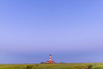 Westerheversand lighthouse in the evening light