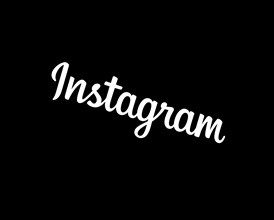 Instagram wordmark white