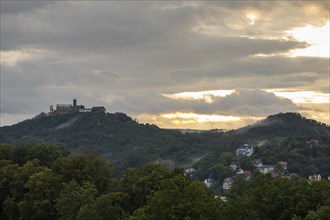 View from the Goepelskuppel of Wartburg Castle